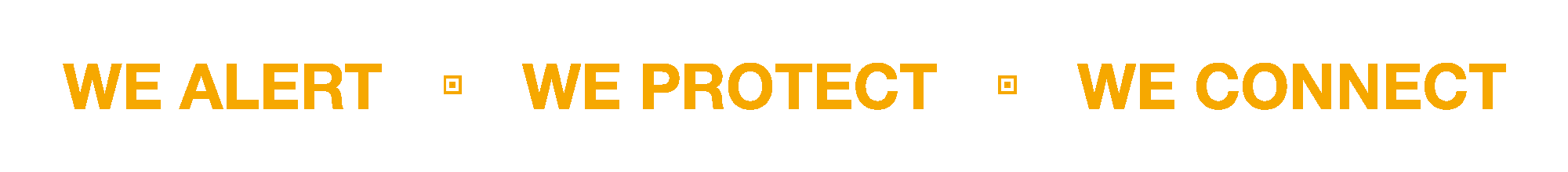 we alert we protect we conncet